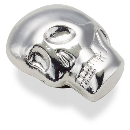 Jibbitz Unisex Silver Skull Joyería