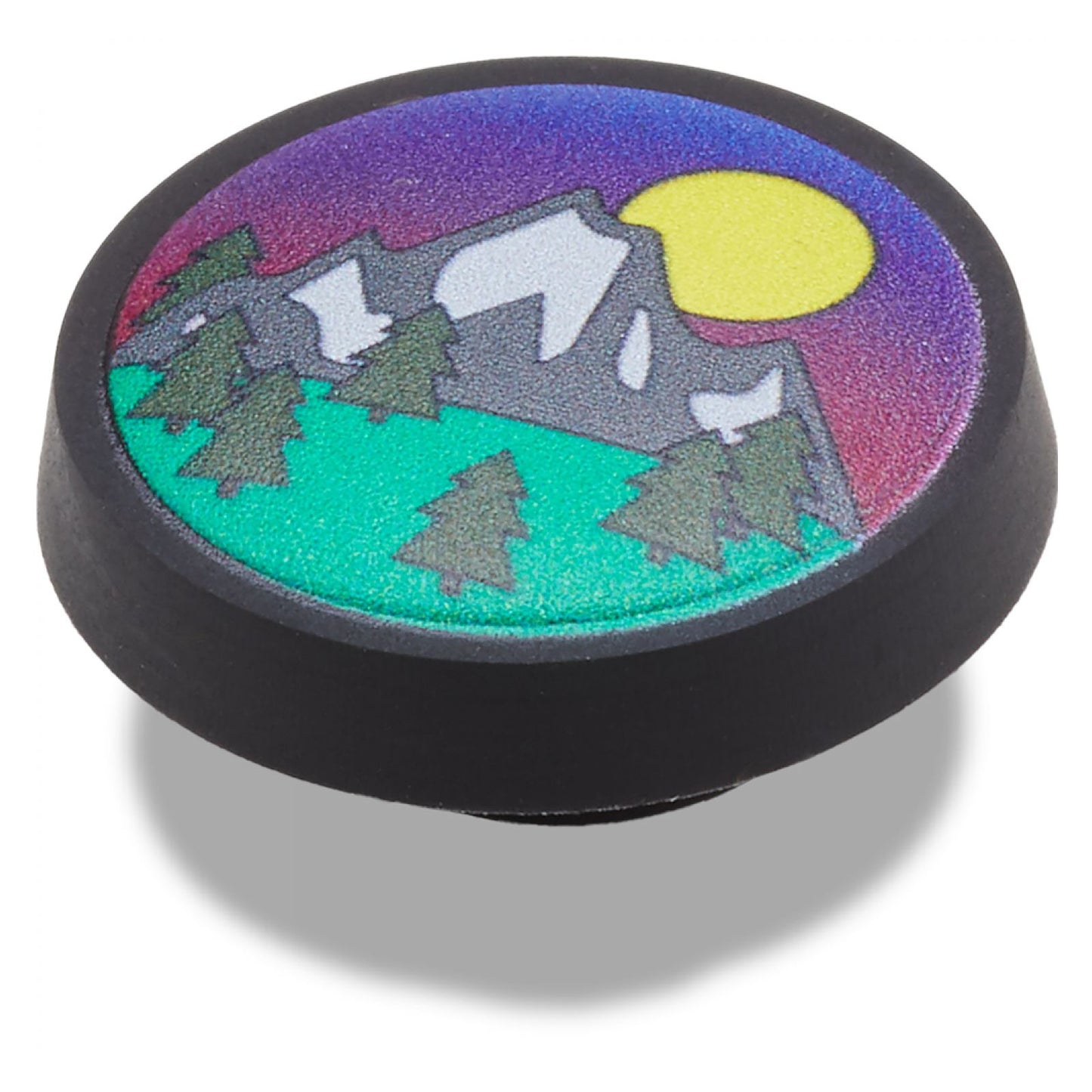 Jibbitz Unisex Circle Mountain Scene Naturaleza