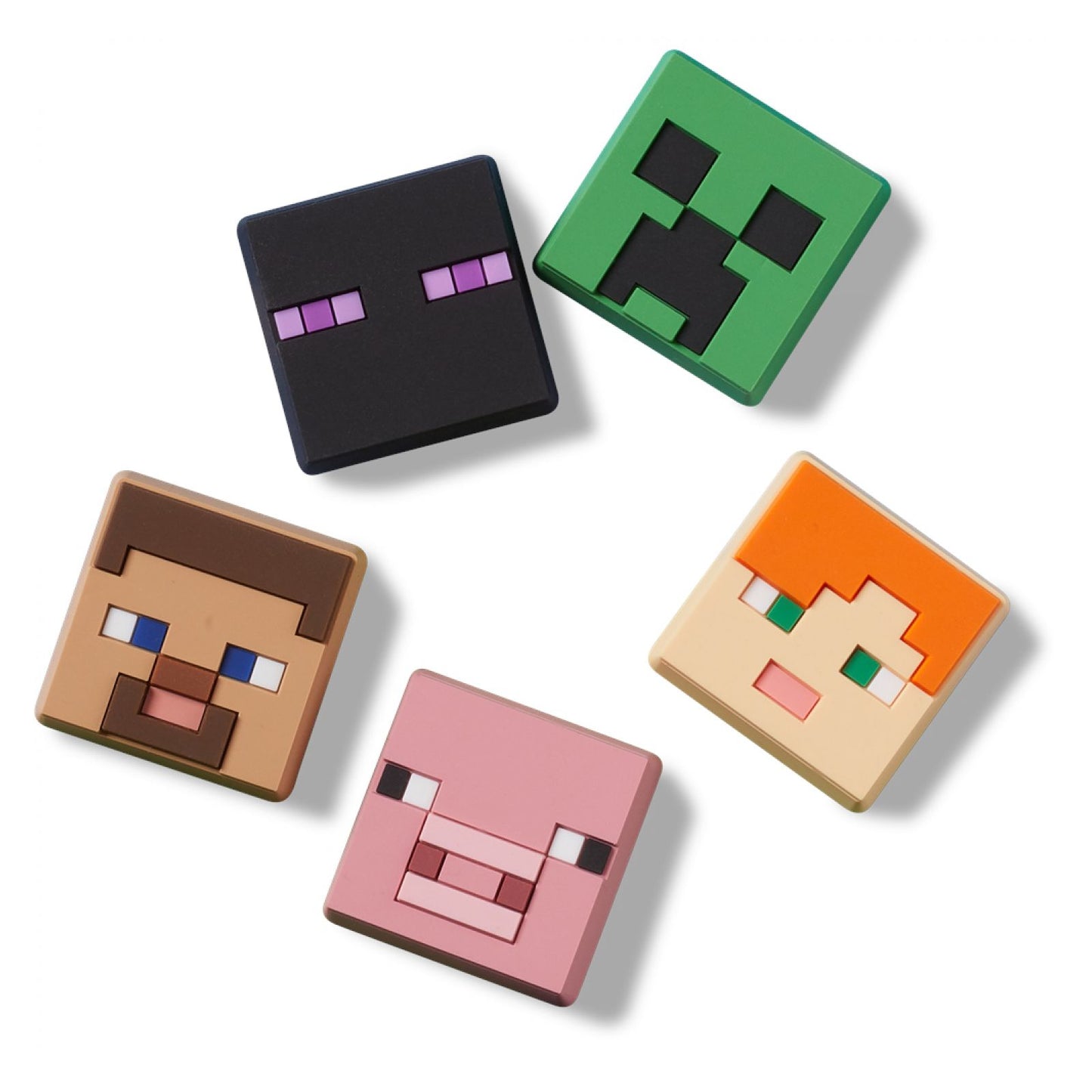 Jibbitz Unisex Minecraft5pk Personajes