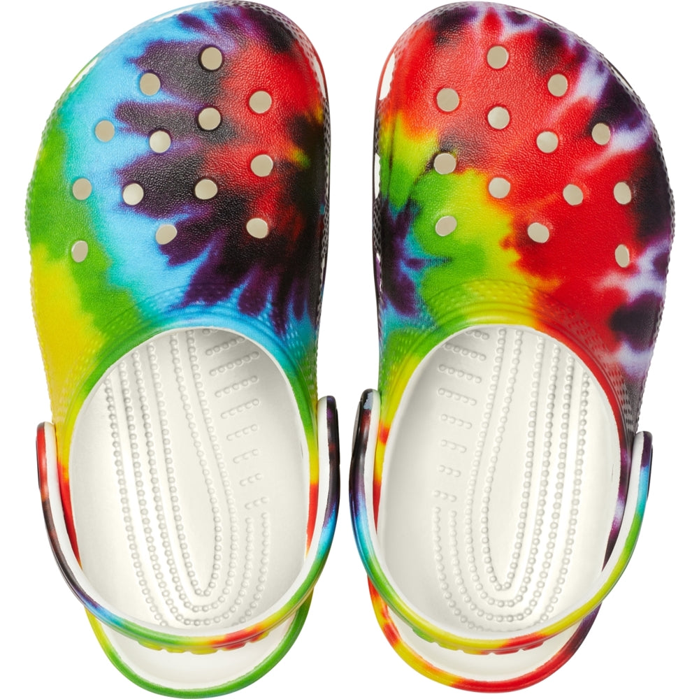 Junior | Classic Tie Dye Graphic Clog