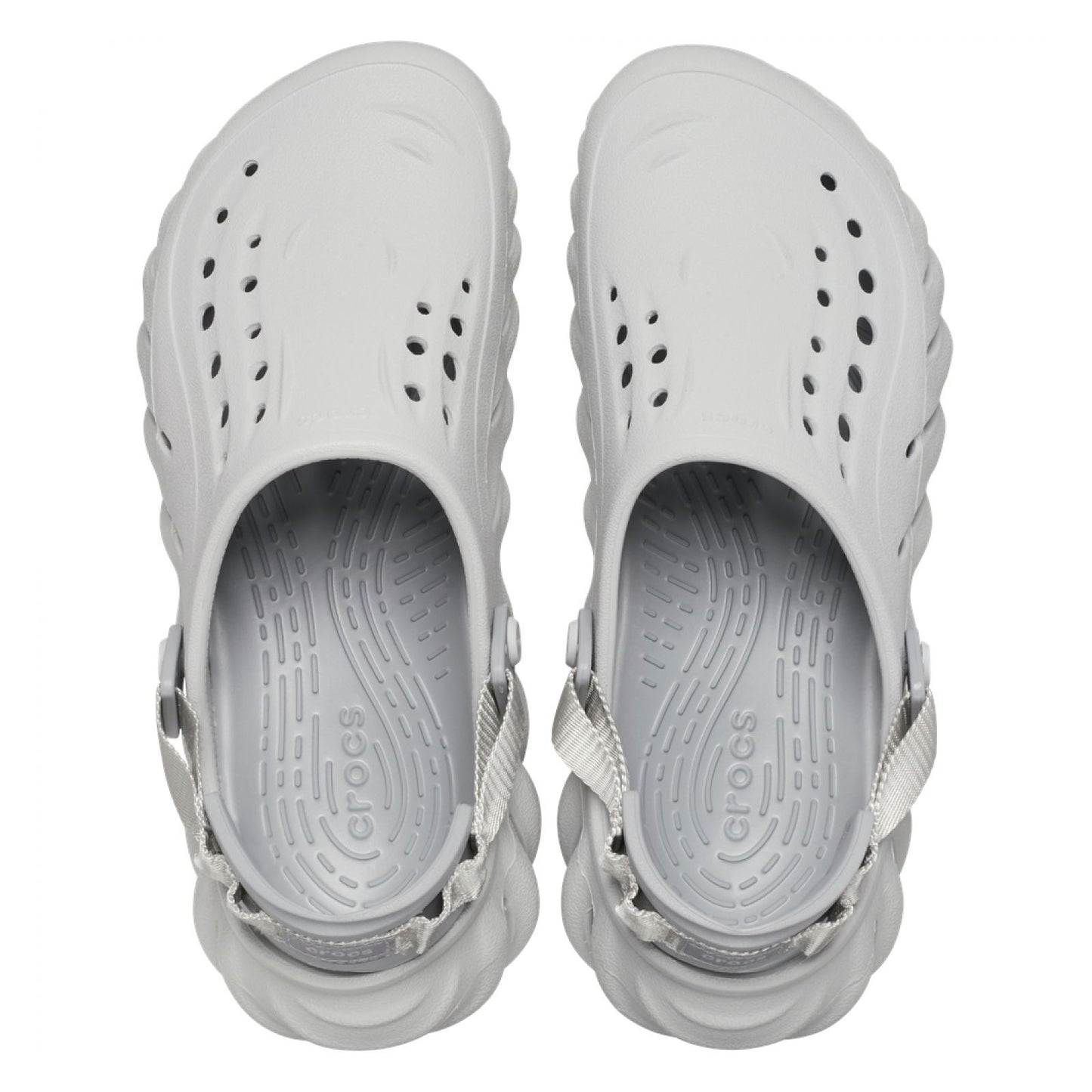 Crocs Unisexo Adulto Echo Clog Zuecos Gris